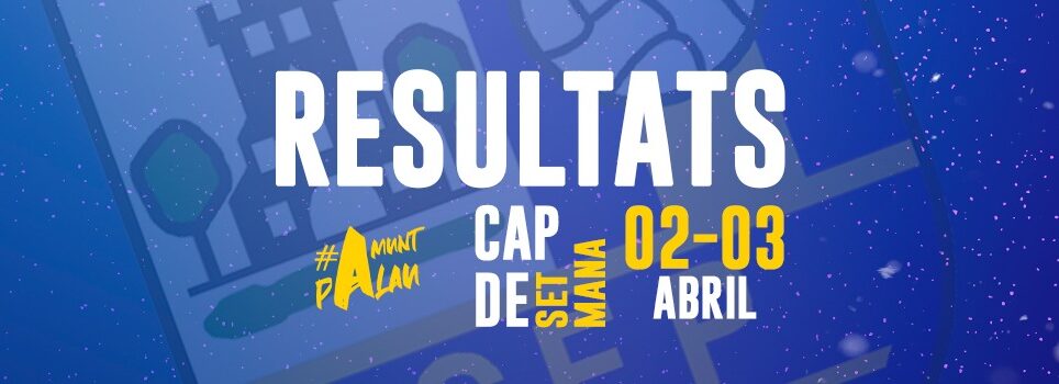 Resultats de la jornada 2-3 d’abril