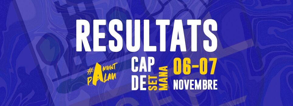 Resultats de la jornada 6-7 de novembre
