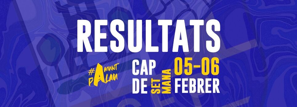 Resultats de la jornada 5-6 de febrer