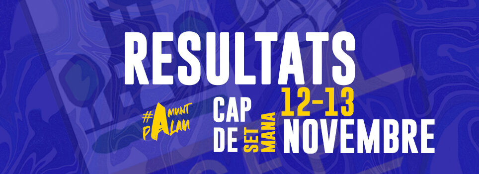 Resultats de la jornada 12-13 de novembre